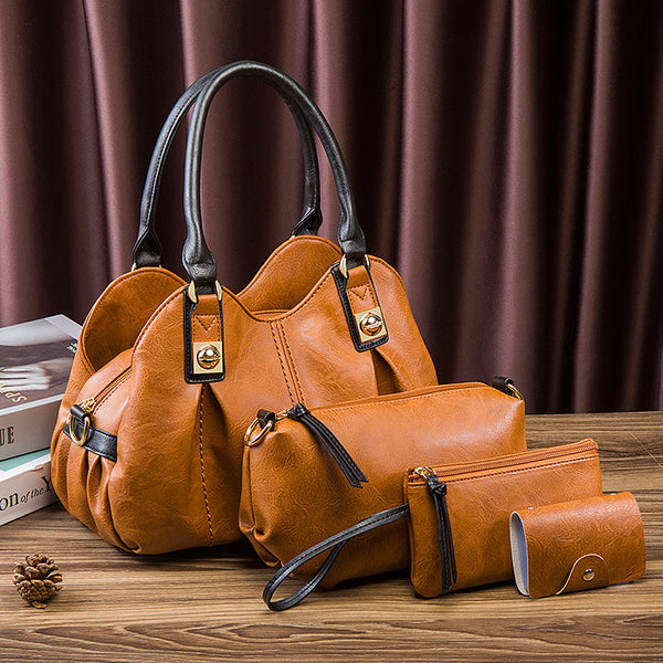 Bolsa Maternal Asimétrica de Cuatro Piezas Gran Capacidad
