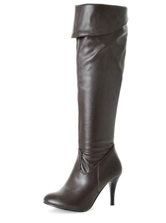 Botas Altas Ajustadas para Mujer - Estilo Europeo y Americano Primavera Otoño - Image 5
