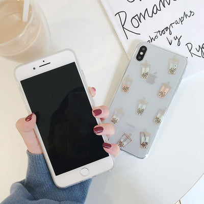Funda para Celular Samsung Galaxy 8plus con Diseño Perla y Té de Leche - Image 4
