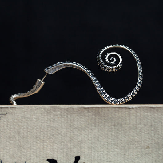 Aros de Plata Esterlina con Diseño Creativo - Image 3