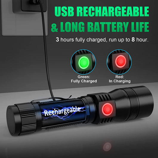 Linterna LED Multifunción con Carga USB y Imán Potente - Image 22