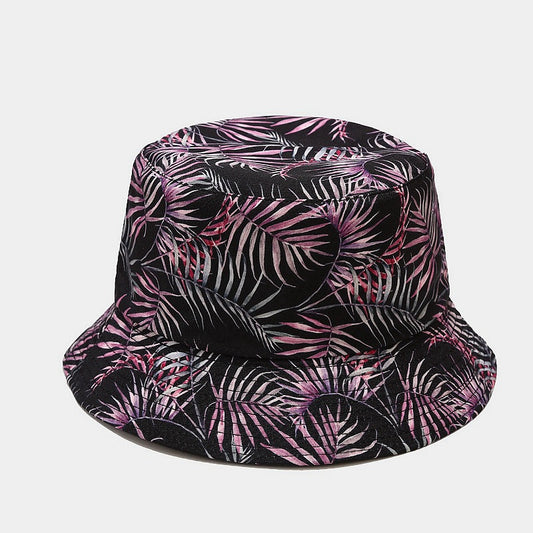 Gorra Pescador Mujer con Estampado Botánico - Diseño Europeo Moderno