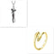 Love Hug Necklace Unisex Men Women Couple Jewelry Simple Temperament Clavicle Chain Valentines Day Lover Gift Black2 Set