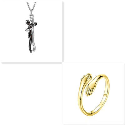 Collar Abrazo de Amor - Joyería Unisex para Parejas - Image 16