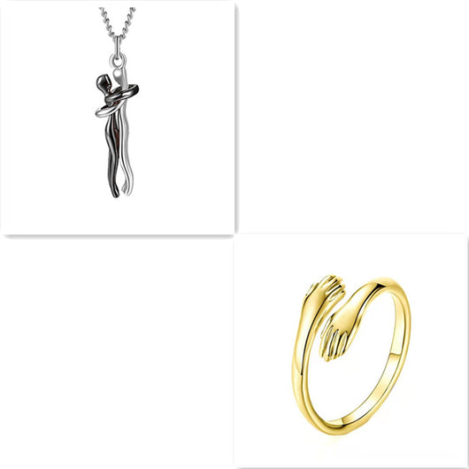 Collar Abrazo de Amor - Joyería Unisex para Parejas - Image 16