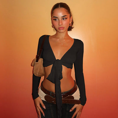 Blusa Escotada Manga Larga Pure Desire - Diseño Seductor y Versátil - Image 4
