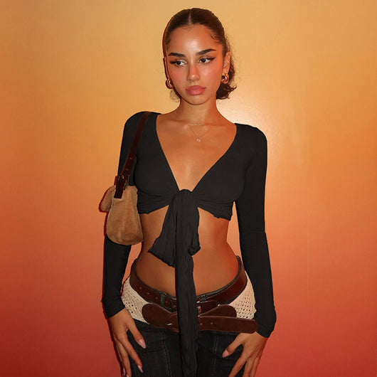 Blusa Escotada Manga Larga Pure Desire - Diseño Seductor y Versátil - Image 4