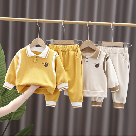 Conjunto Deportivo Infantil de Dos Piezas con Cuello Solapa - Image 11