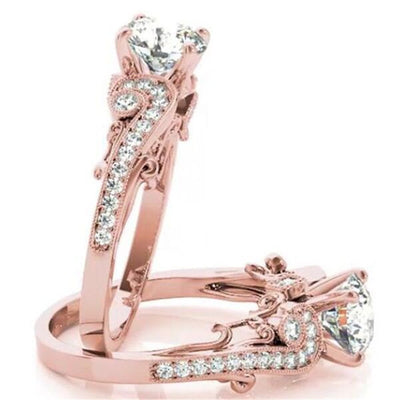Anillo de Compromiso Princesa Estilo Europeo y Americano - Image 2