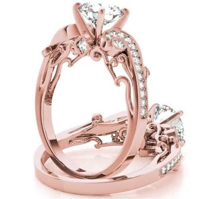 Anillo de Compromiso Princesa Estilo Europeo y Americano - Image 4