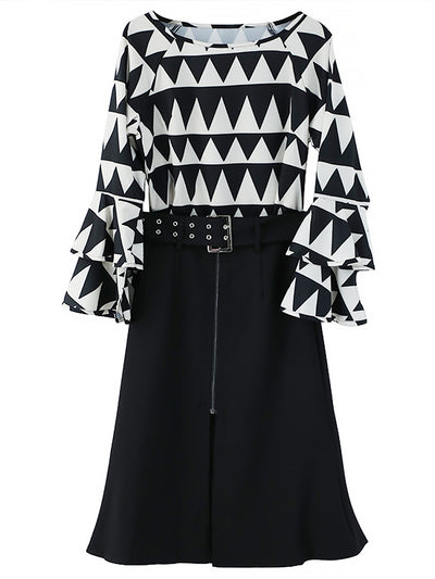 Traje Ejecutivo Dos Piezas Falda Midi Estilo Western - Image 10