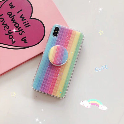 Funda Móvil Degradado Arcoíris de Goma Suave - Image 10