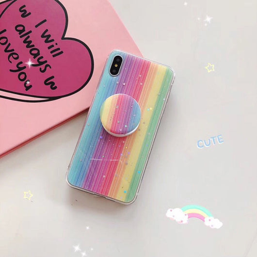 Funda Móvil Degradado Arcoíris de Goma Suave - Image 10