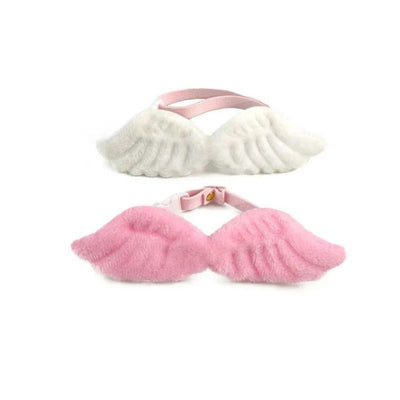 Collar Decorativo para Mascotas con Alas de Ángel y Accesorios de Mariposa