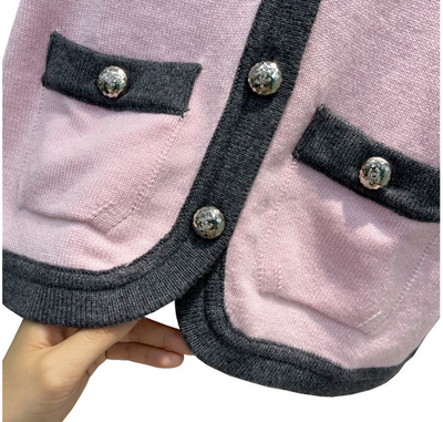 Cardigan de Lana Tejida Retro Francés con Temperamento para Mujer - Image 15