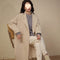 Abrigo Trench Reversible de Cashmere y Lana para Mujer