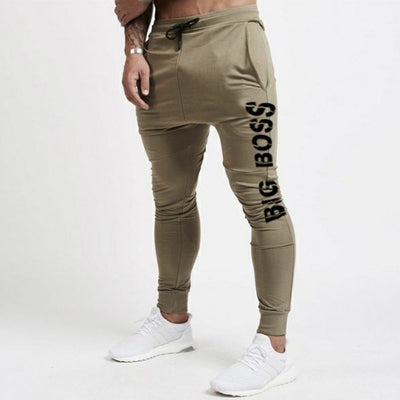 Pantalones de Chándal Largos para Hombre con Estampado de Color Sólido - Image 3