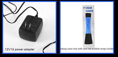 Lámpara Esférica LED Azul con Control por Voz y Efecto Relámpago - Image 9