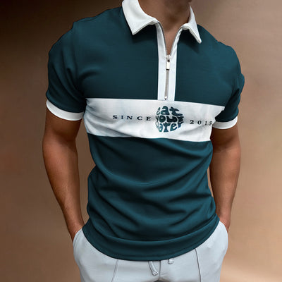 Polo Casual con Patrón 3D y Manga Corta - Image 12