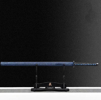 Sable Dragón Azul Longquan - Acero Manganeso Forjado, Pieza de Colección Premium - Image 3