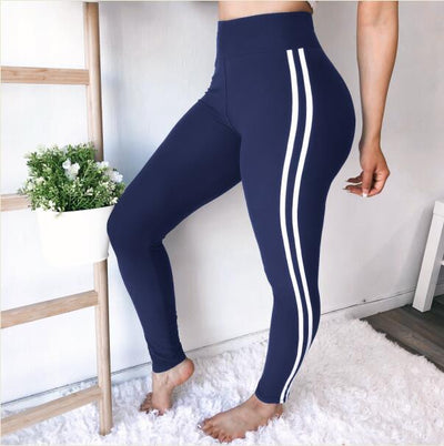 Leggings Deportivos de Cintura Alta con Diseño Combinado de Colores - Image 9