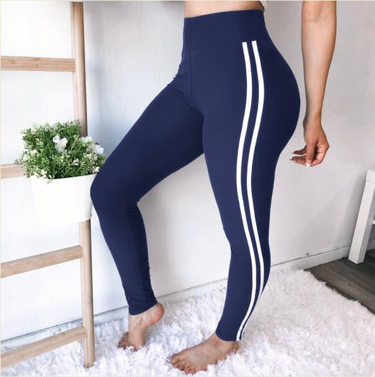Leggings Deportivos de Cintura Alta con Diseño Combinado de Colores - Image 9