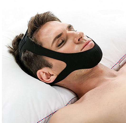 Dispositivo Triangular Anti-Ronquidos con Soporte Mandibular