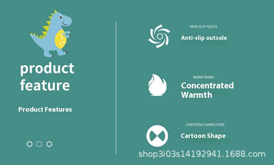 Pantuflas Infantiles Invierno Impermeables Antideslizantes Cálidas - Image 9