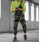 Pantalones con Tirantes de Camuflaje para Hombre
