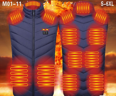 Chaleco Térmico Inteligente para Hombre con 11 Zonas de Calor - Image 13