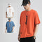 Playera Suelta de Cuello Redondo Color Liso