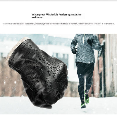 Guantes de Cuero para Hombre, Estilo Ejecutivo, Resistentes al Viento y Agua - Image 9