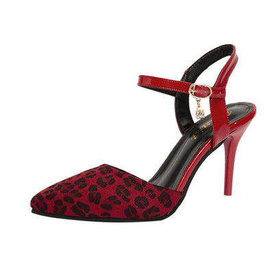 Tacones Stiletto Estampado Leopardo con Bloques de Color - Image 2