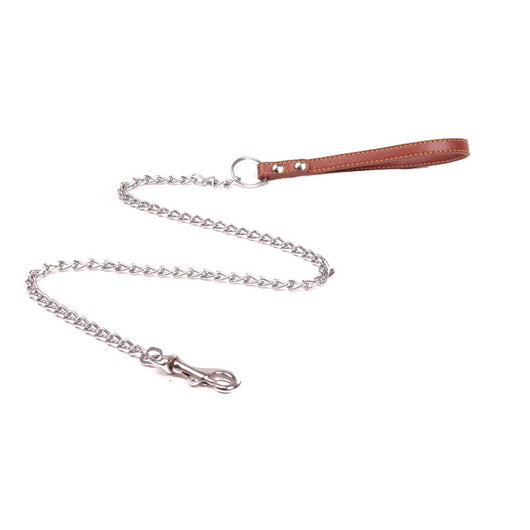 Cadena de Tracción para Perros con Mango PU y Eslabones Metálicos - Image 4