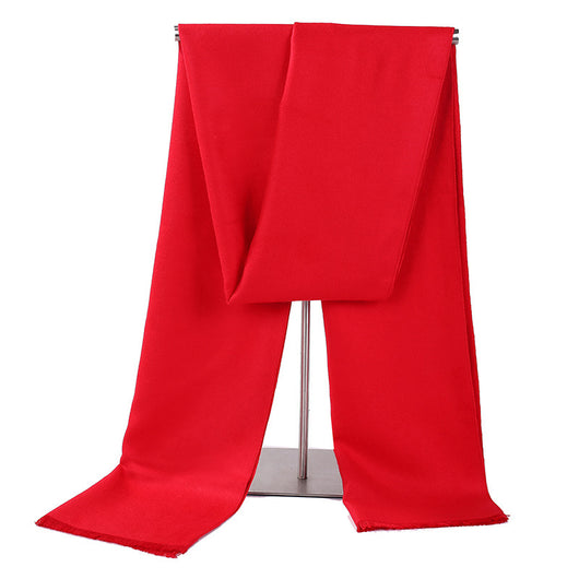 Bufanda Térmica Unisex de Color Liso - Abrigo Versátil y Elegante - Image 10