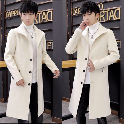 Abrigo Tipo Gabardina de Largo Medio para Hombre - Image 11