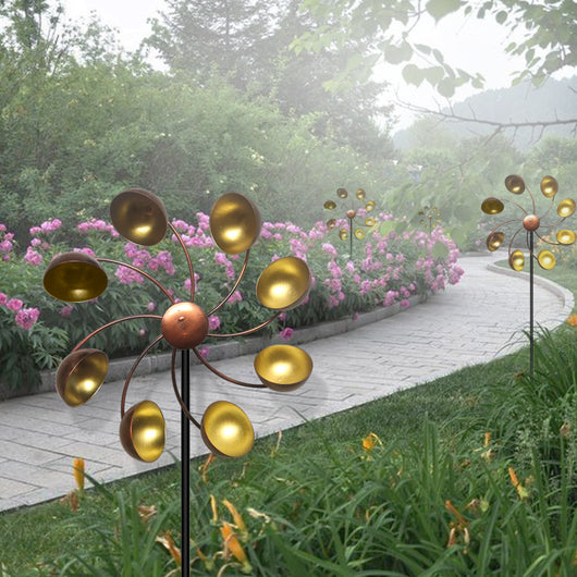 Inserto de Jardín Hierro Forjado Multicolor Estilo Pastoril