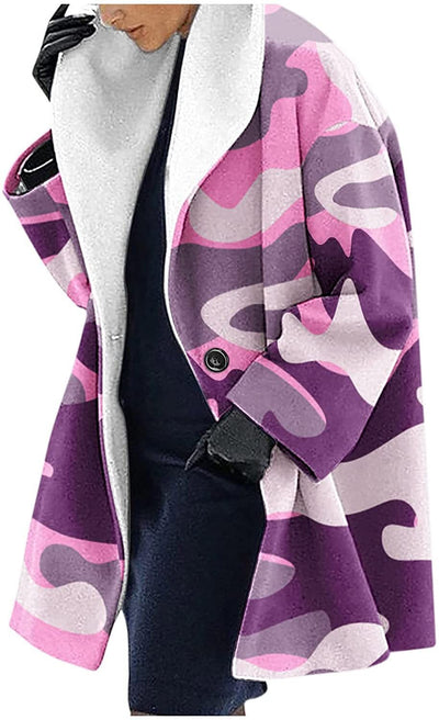 Abrigo Suelto con Capucha para Otoño e Invierno - Image 19