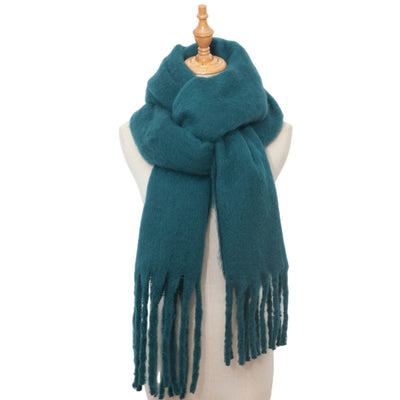Bufanda Trenzada de Mohair Premium para Invierno - Suave y Abrigadora - Image 22