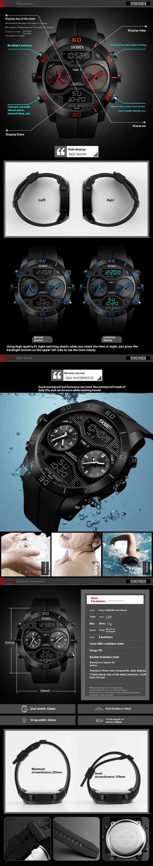 Reloj Deportivo Inteligente Resistente al Agua para Hombre - Image 7
