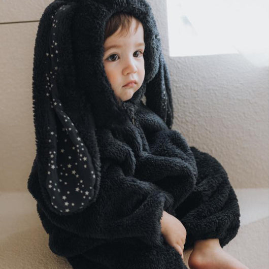 Pijama Enterizo Térmico para Bebé y Niño Pequeño con Orejas de Conejo - Image 9