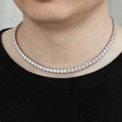 Cadena de Plata Esterlina con Garra Cuádruple Estilo Hip Hop para Hombre - Image 4