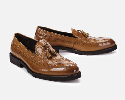Zapatos de Vestir para Hombre con Borlas y Tallado Brock - Image 7