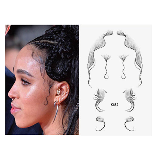 Adhesivos de Flequillo y Patillas para Maquillaje Escénico y Fiestas - Image 24