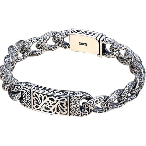 Pulsera de Plata 925 Calada para Hombre