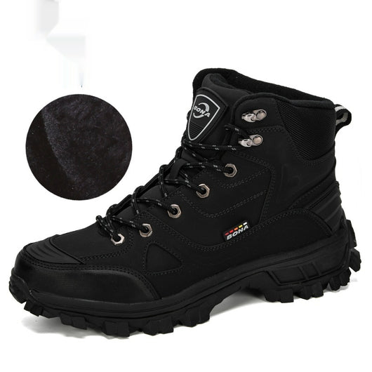 Botas Invierno Hombre Talla Grande Forro Polar Antideslizantes - Image 5