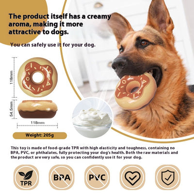 Juguete Dental Donut para Perros con Sonido de Limpieza - Image 9