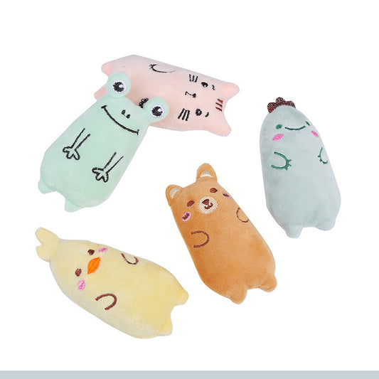 Juguetes de Felpa Ovalados para Gatos con Hierba Gatera - Image 2