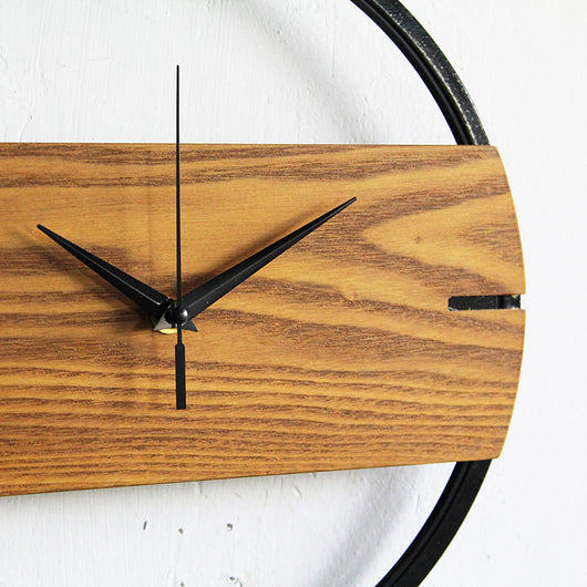 Reloj de Pared Silencioso Estilo Nórdico en Madera - Diseño Moderno Minimalista - Image 3