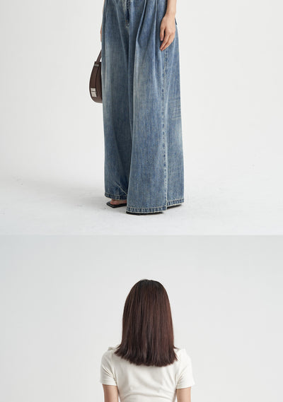 Jeans Sueltos Desteñidos para Otoño - Estilo Casual Moderno - Image 13